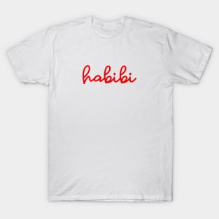 habibi - supreme red T-Shirt